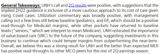 $CANO / As $UNH results show, the move to Value-Based Care is real and inexorable. UNH reiterated the importance of VBC and will be heavily investing in the area.