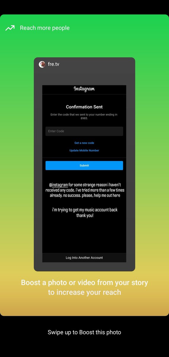 lastdaysofjude's tweet photo. @facebook @instagram so you guys suspended my IG account (arbitrarily) two days. i've been trying to dispute your mistake and i haven't even been able to go passed step 1 because you haven't sent me the code i need to do that.  then IG wanted me to promote my post? WTF? https://t.co/L46HvDbSku