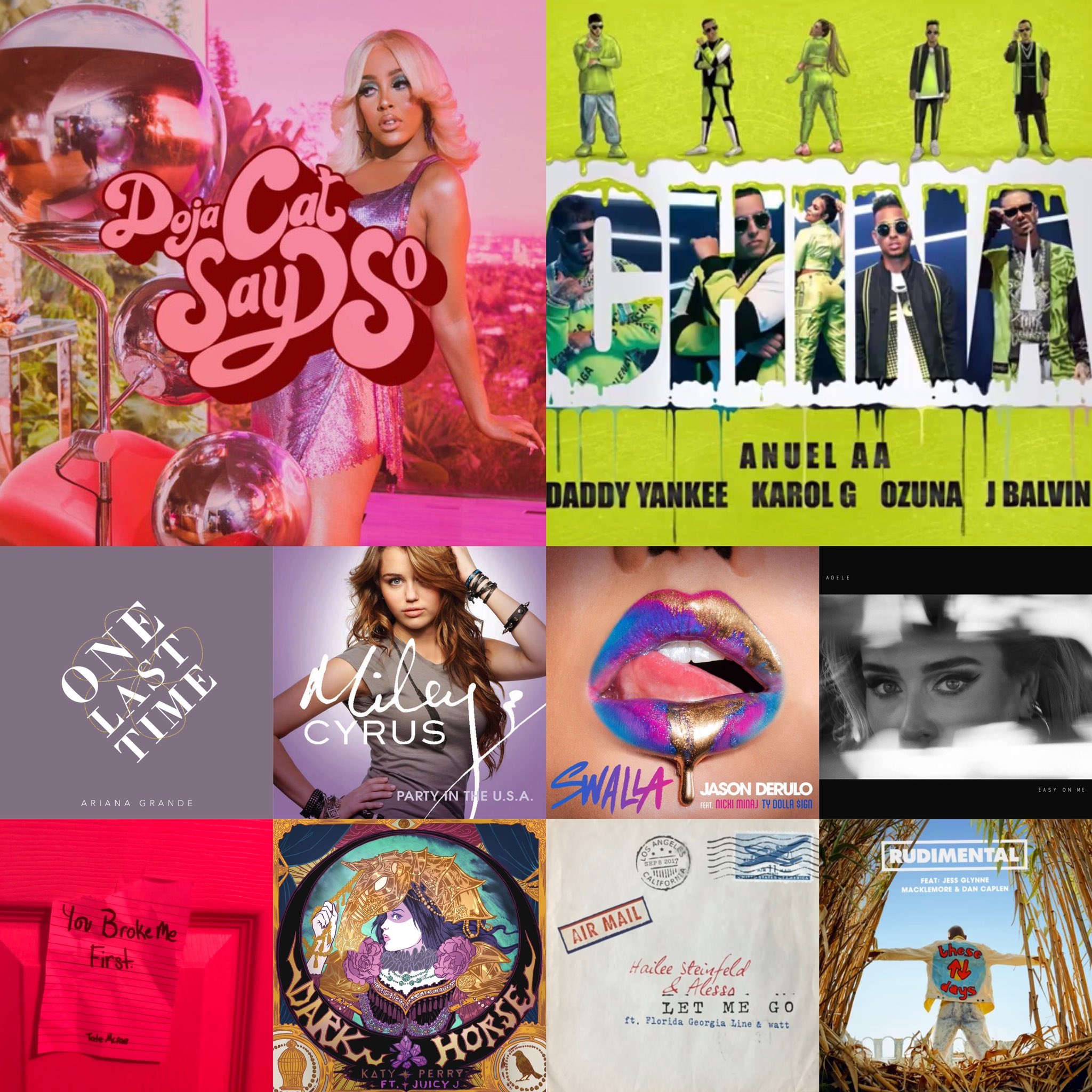Female Artists Charts on Twitter: &ldquo;Female songs that are closest to
