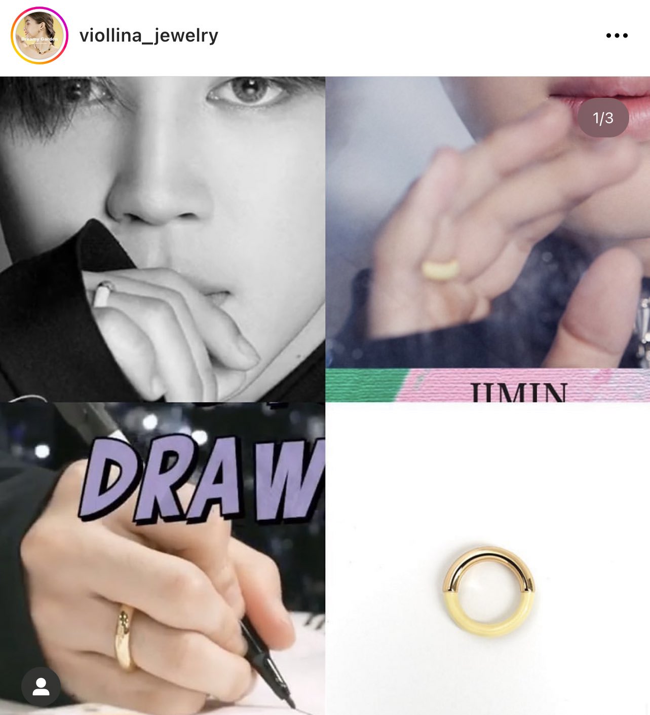 Jimin jungkook matching rings clearance