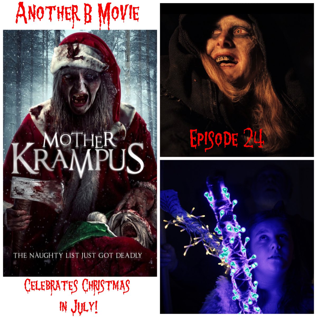 NEW EPISODE! Grab your tinsel &amp; meat carver! #MOTHERKRAMPUS is here! Join us as we learn how to make skin cracklins cookies &amp; crafting a jolly display using string lights, wood &amp; a hollowed out baby sitter! We owe it all to the Martha Stewart of Christmas Witches, #FrauPerchta