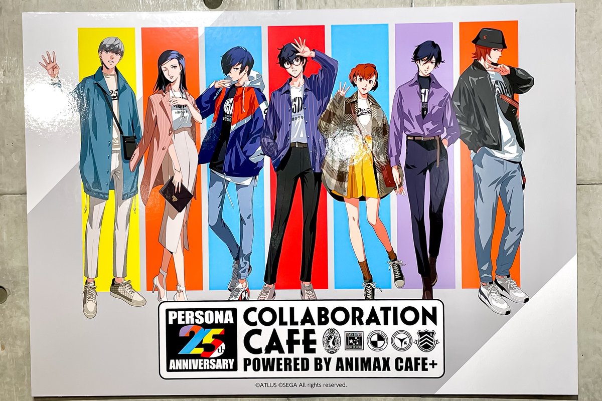 ペルソナ3・4・5 アクスタ(SPINNS) 待望のリメイク作『ペルソナ3 リロード』のコラボカフェの限定