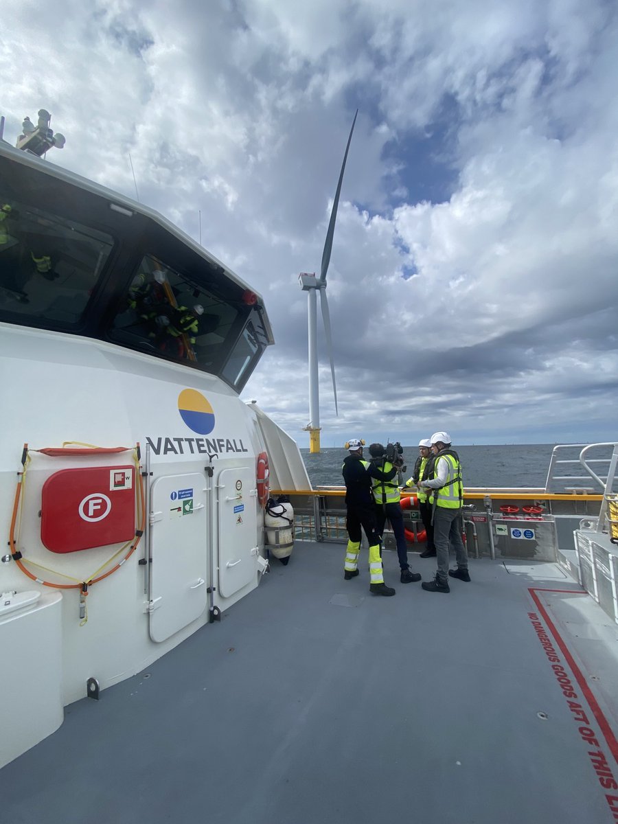 De bouw van Hollandse Kust Zuid is in volle gang. Een mooi moment om er eens te gaan kijken. #mijnwerkdag