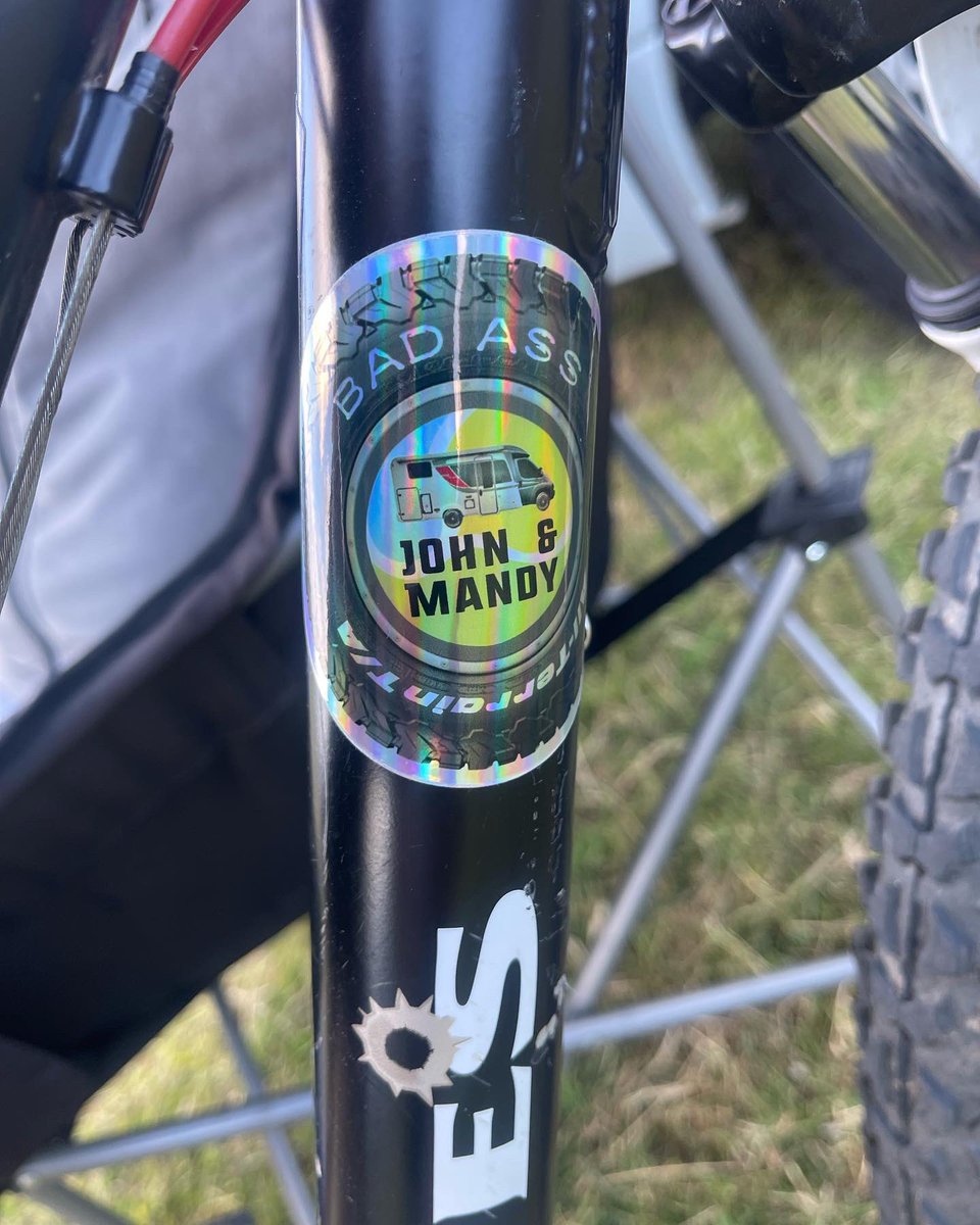 HarleyVanzel's tweet photo. The stickers have started on the little ones bike so he is happy 😊 https://t.co/YD4Dkz2lgN