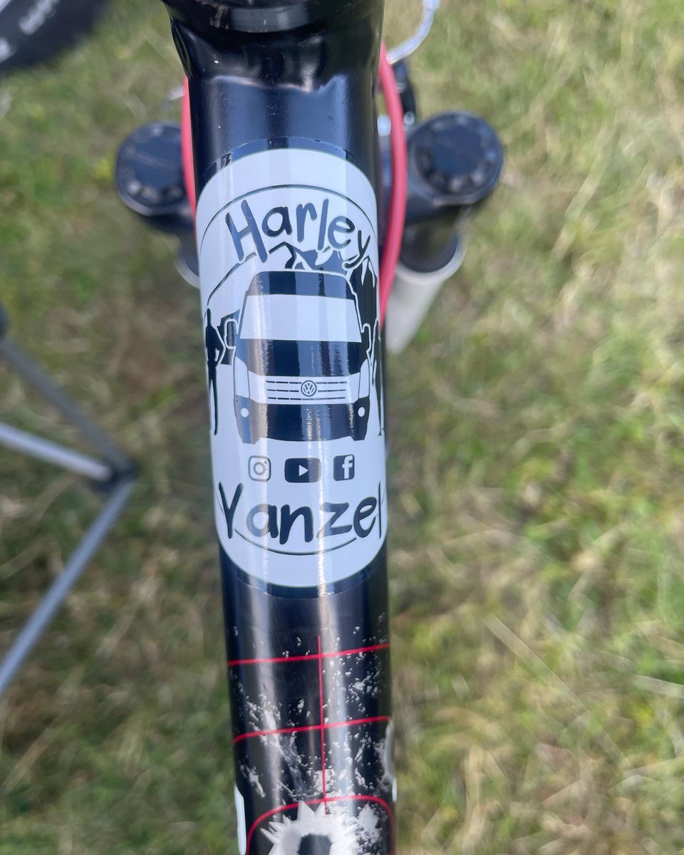 HarleyVanzel's tweet photo. The stickers have started on the little ones bike so he is happy 😊 https://t.co/YD4Dkz2lgN