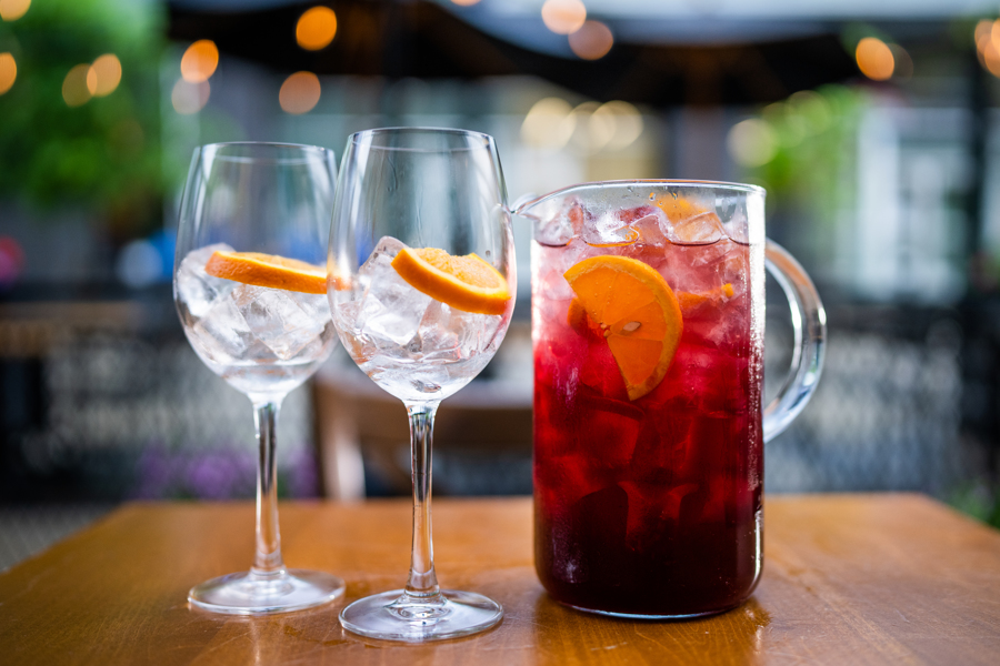 Sangria is synonymous with summer.  Grab your friends and head down for a pitcher on the patio this evening.