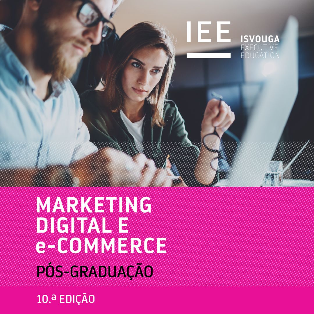 PGMKTDigital's tweet photo. CANDIDATURAS ABERTAS
Pós Graduação em Marketing Digital e E-Commerce (10ª edição).
Já pode realizar a sua candidatura on-line ou nos serviços administrativos do IEE - ISVOUGA Executive Education.
+ INFO: https://t.co/HqkBh4VTxB https://t.co/EXjhhZThLL