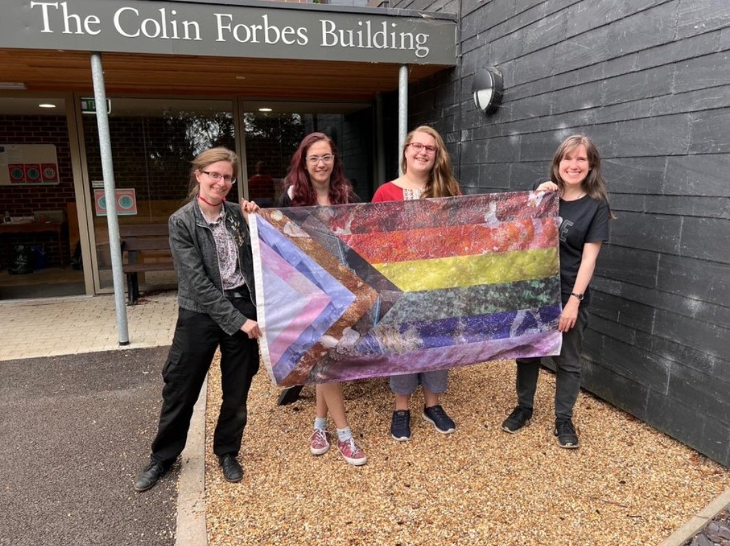 TheMuseumOfLiz's tweet photo. Wishing the fabulous @AudreyKennedy25 all the very best as she moves on from @SedgwickMuseum to exciting new adventures. You've been an invaluable member of our #MovingAMountain collections migration team, and played a key role in our Rock Pride Flag project. Thank you! π³οΈβππ https://t.co/H2ZkyWNlFx