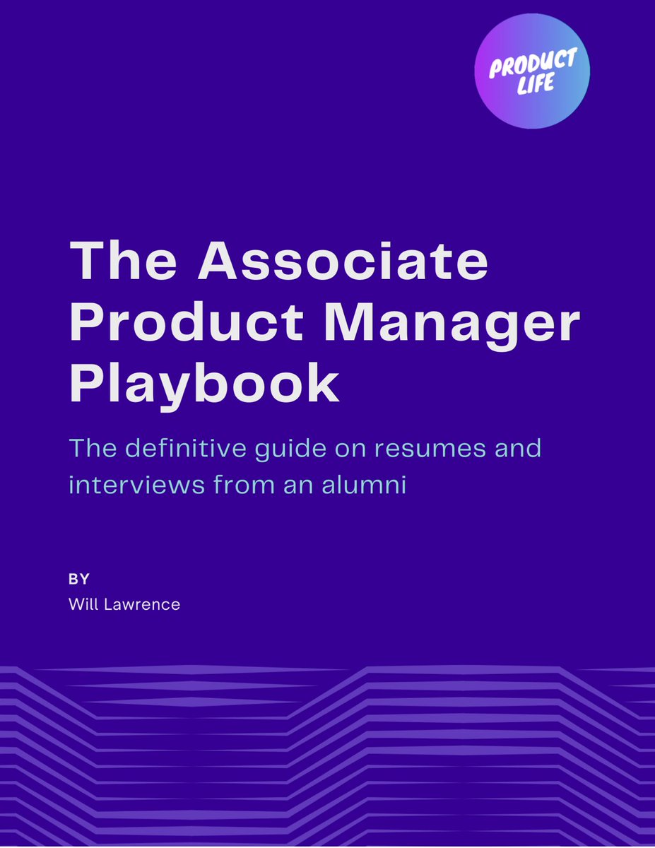 will_lawrenceTO's tweet photo. I just published a 25-page, free guide for Associate Product Manager recruitment

RT to help me get it to all the diverse candidates who can't afford the $500 prep courses ✊

Here's the link: https://t.co/GtzbYEbVgj https://t.co/B8Lq6FkEWU