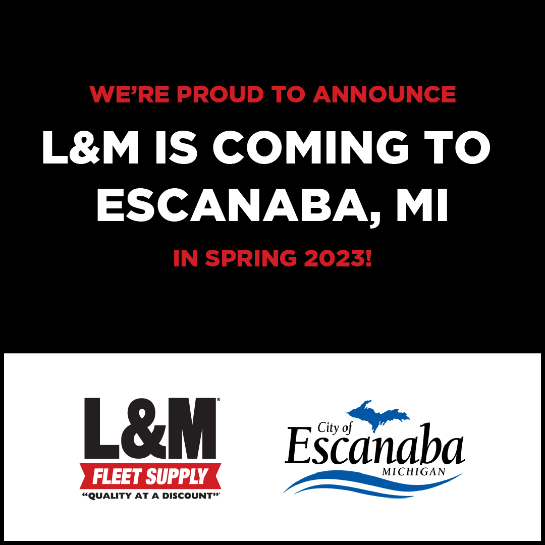 LMSupply's tweet photo. We are proud to announce our 12th retail store location in Escanaba, Michigan! This marks the first expansion of L&amp;M Supply into MI, with future plans for another store to open in Marquette in 2024. 

For more information visit us online at: https://t.co/nR0Mp3zvOW https://t.co/9RAQrI32Ee