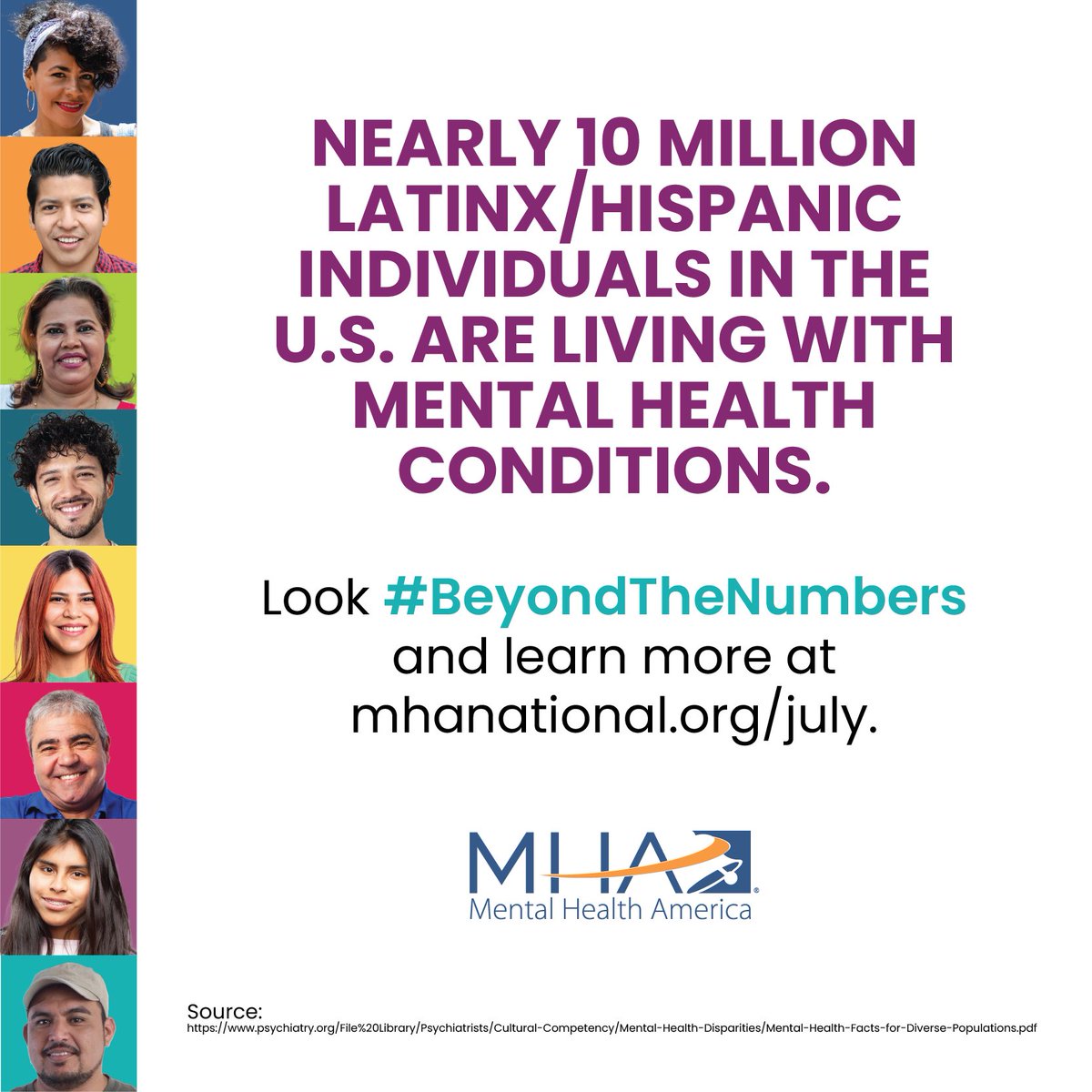 #MetalHealthMatters #BeyondTheNumbers #MentalWellness #BIPOCMentalHealthMonth #BackToMHBasics #NotAlone #MentalHealthMonth 

mhanational.org/issues/latinxh…