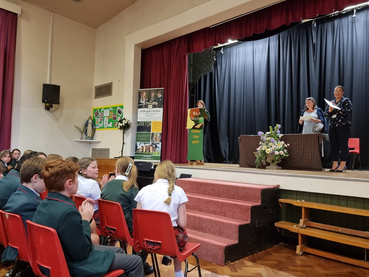 Senora_Adam5's tweet photo. Wonderful celebration assembly today @StBrigidsSch. So thankful we can come together once again to celebrate our fantastic students. Certificate or not, we are so proud of each and every #brigidine student. #achievementseason #welldone #Proud https://t.co/GRawzlHu7q
