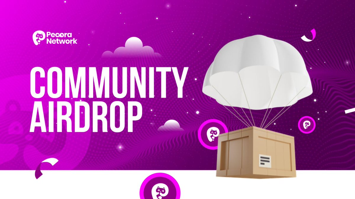 The global community airdrop event is live now, New community members can earn free airdrops when they sign up and complete tasks, Use the link cutt.ly/ALOYv1I to join free Pecora airdrop.

Total pool: 2000 BUSD for only limited members, Join now.

#Airdrop #PecoraNetwork