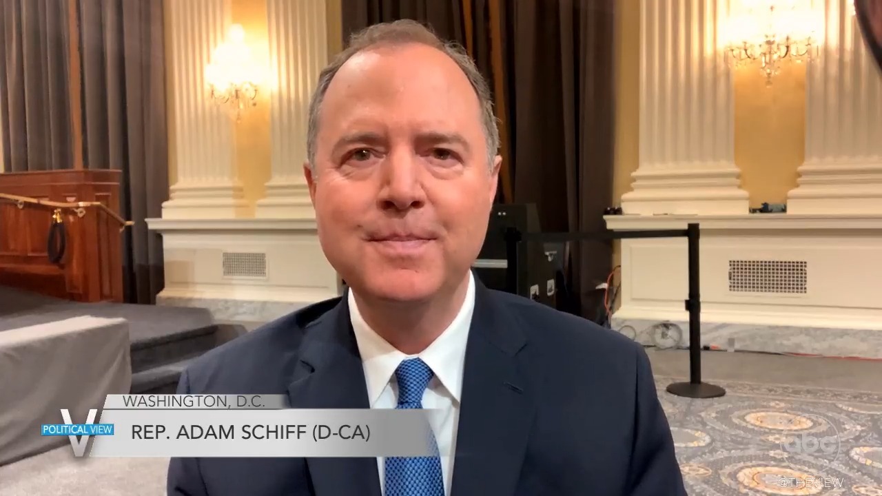 The View on Twitter "Jan. 6 committee member RepAdamSchiff reacts to