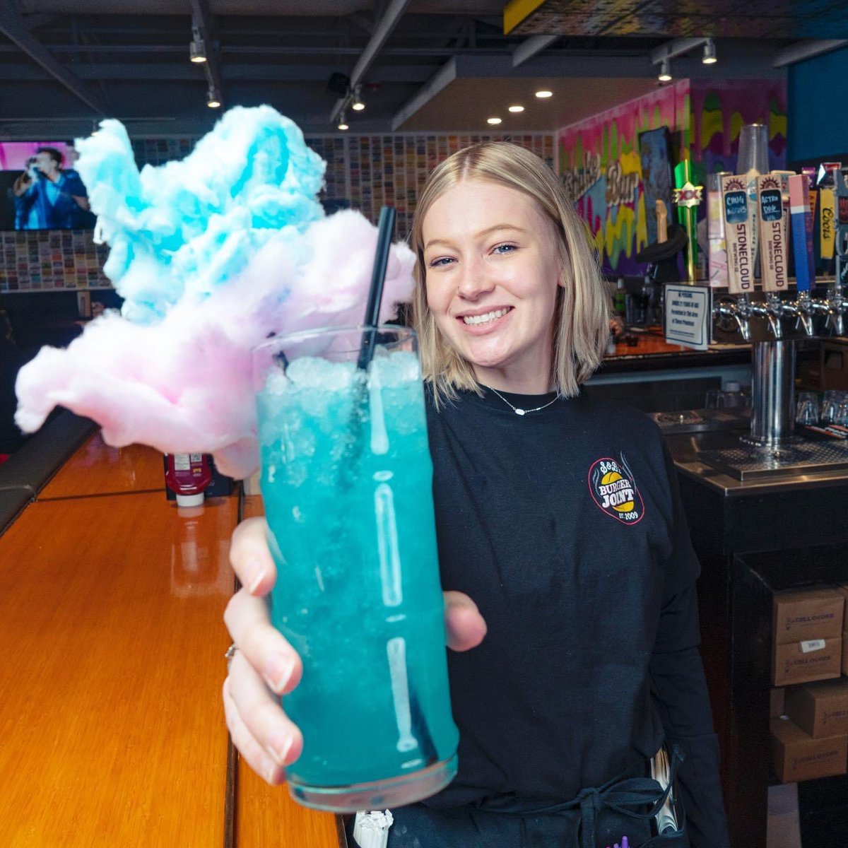 FriYAY‼️ Cool off with a Katy Berry Lemonade, it’s just $5 every WTF after all! (wed-thurs-fri) Along with the MMMule, all 5 Margarita flavors, Long Island (Ice-T), Buck Cherry, Pocketful of Sunshine, 5 Finger Trashcan Punch, Island in the Rum… all just 5 bucks!