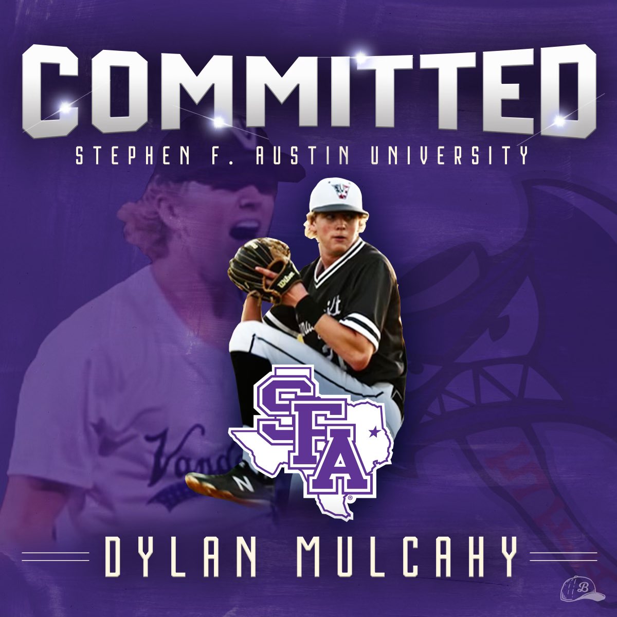 I would like to start off by saying thank you to God, my family, and all my coaches for getting me to this point. I am proud to announce I am committing to Stephen F. Austin State University. I am super excited to play play for Coach Cardenas. Axe ‘em Jacks! <a href="/SFA_Baseball/">Lumberjack Baseball</a>