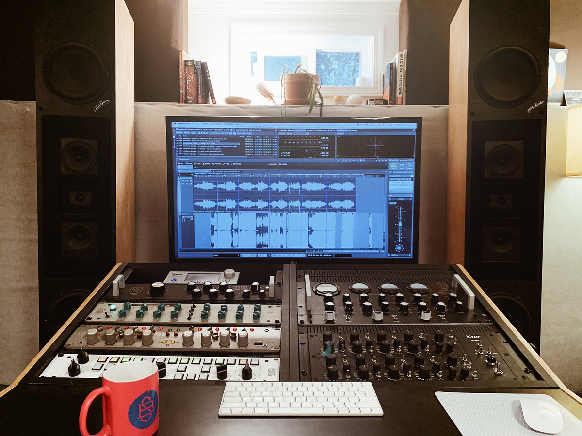 GM.  Time to make some noise.  #mastering #masteringstudio #studio