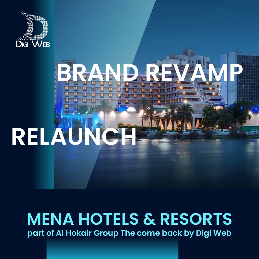 DigiWebllc's tweet image. MENA #HOTELS &amp;amp; #RESORTS – AL HOKAIR GROUP KSA
Success Story #4: Mena Hotels &amp;amp; Resorts – Al Hokair Group KSA

Appointed by Al Hokair Group KSA, Digi Web #rebranded and re-launched the MENA Hotels &amp;amp; Resorts hotel chain, by providing full online #branding and e-strategy