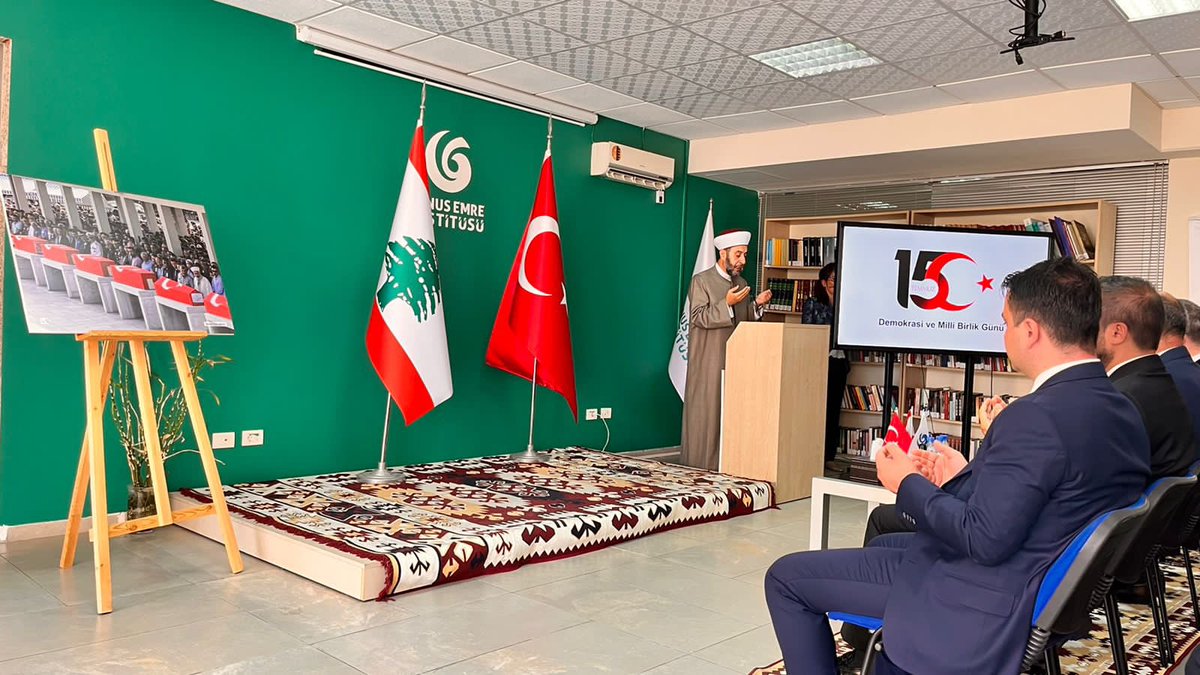 AliBaris_Ulusoy's tweet photo. #15TemmuzDemokrasiveMilliBirlikGünü’nde #15Temmuz şehit ve gazilerimizi Beyrut’ta @yeebeyrut’nin ve Trablus’ta @TikaBeyrut’nin değerli destek ve katkılarıyla düzenlenen iki ayrı törenle andık. 

Ruhları şad olsun… 🇹🇷🇹🇷🇹🇷

#VictoryofDemocracy 
#TürkiyeForever
#TürkiyeAşkına https://t.co/9P5B5elG3x