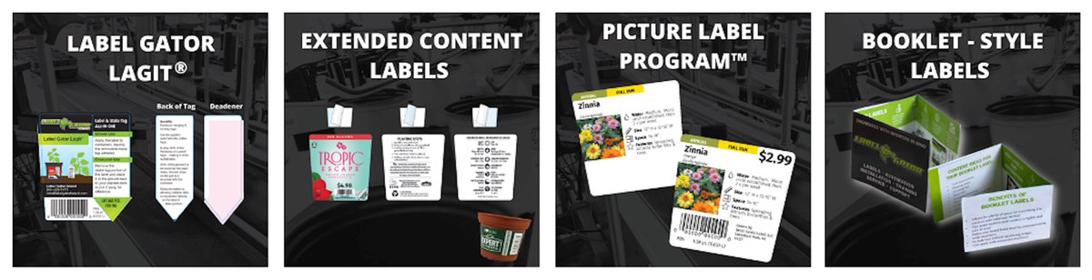 In need of #HorticultureLabels? Go to Cultivate'22 in Columbus, OH this weekend and check out the <a href="/LabelGator/">Label Gator</a> Booth #1861!