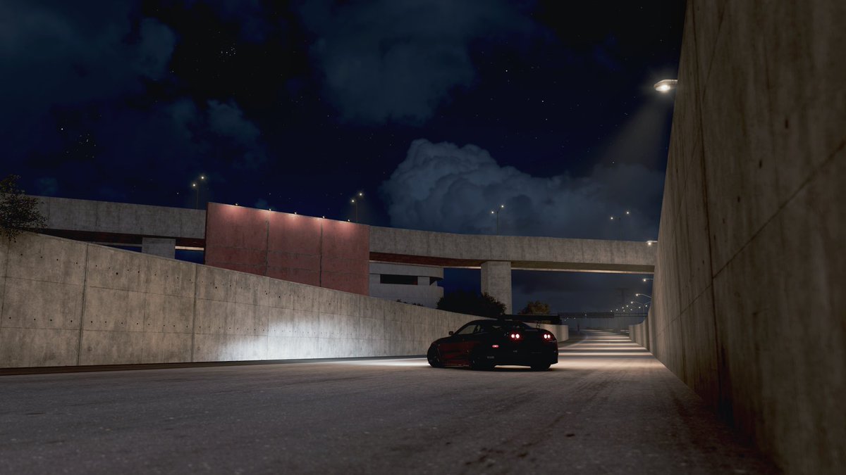 Nigacha218's tweet photo. F1がなくてヒマなので
今度は日本の首都高みたいなのを作り始めてます🚧
 #ForzaHorizon5  #XboxShare https://t.co/LscHX37Q0a