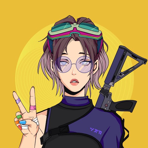 A1 NFT art! Created by the one and only <a href="/innkbean/">innkbean</a> #SHIZUKAFAM #NFT #Metaverse #NFTArt my most recent Shizuka #647 💯💯💯💯💯 opensea.io/collection/ent…