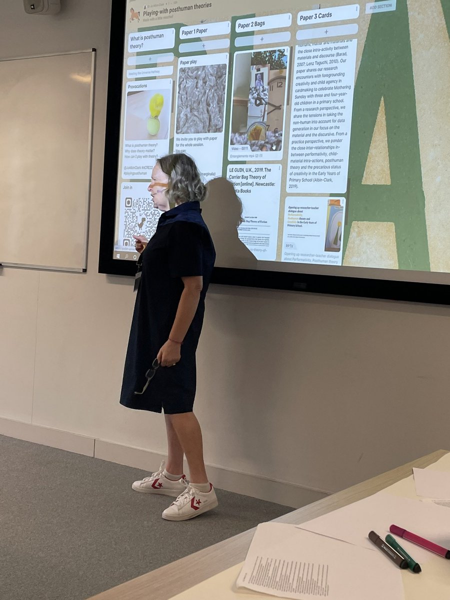 DeputyJanS's tweet photo. Ready for action with my clever friend ! @JoAlbinClark #ACRE22 #playingposthuman https://t.co/eBtvqb8HYX