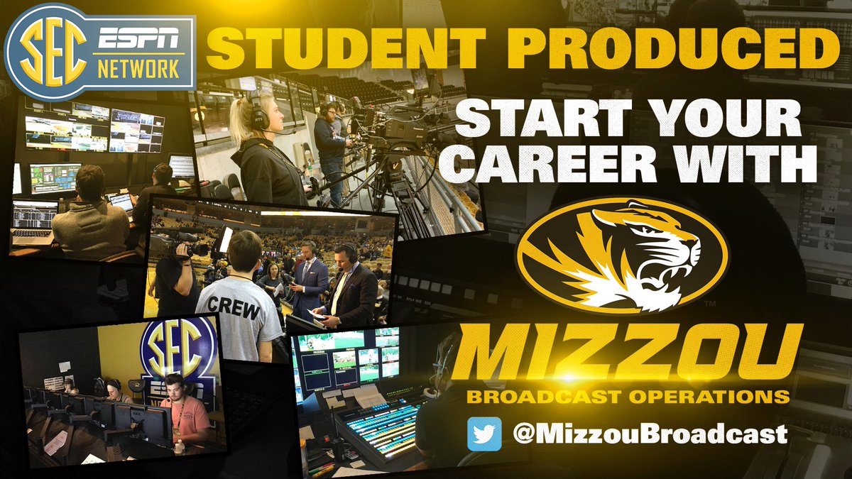 Calling all <a href="/Mizzou/">Mizzou</a> students... Are you interested in working alongside Mizzou Broadcast Ops and the <a href="/SECNetwork/">SEC Network</a>?

Here’s your chance 👇🏻
mutigers.com/sb_output.aspx…