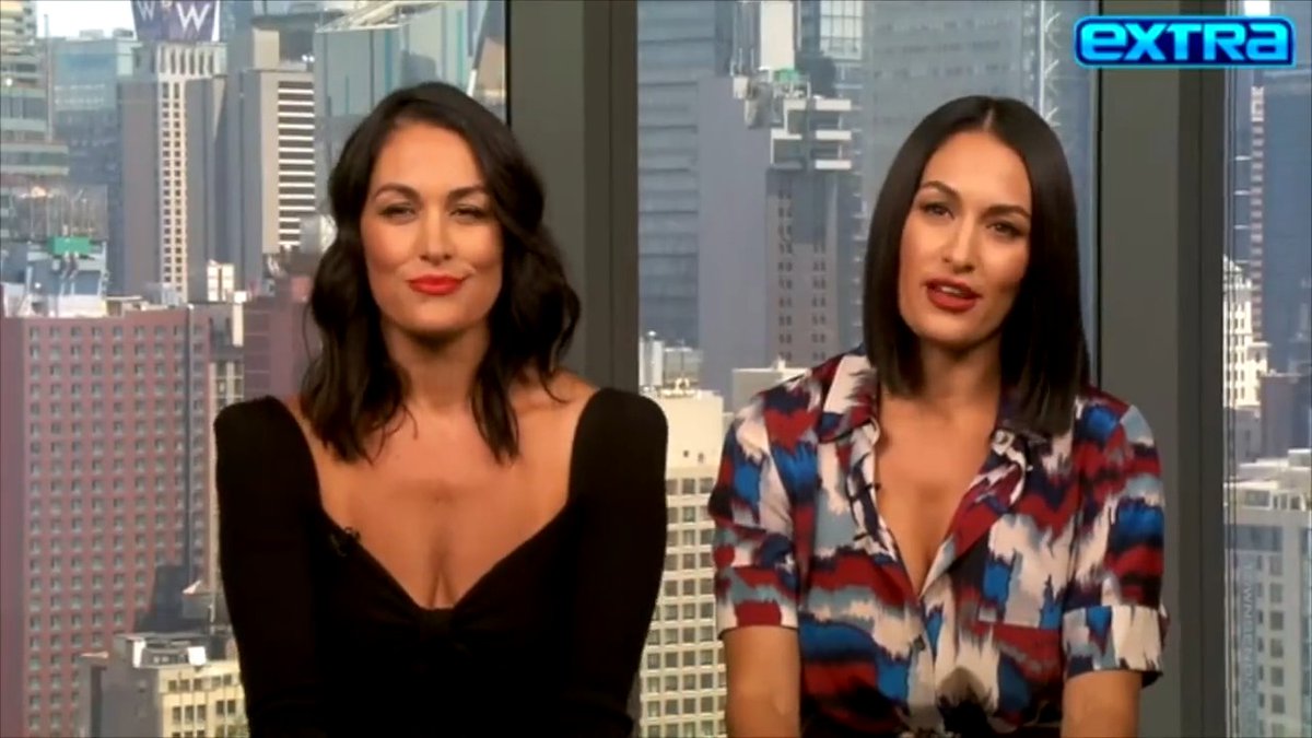 Nikki and Brie Bella (@BellaTwins) talk mom life and whether their kids could be future wrestlers! 

Full interview: https://t.co/vE5OzbQfus https://t.co/ZEKHhaV1Kq