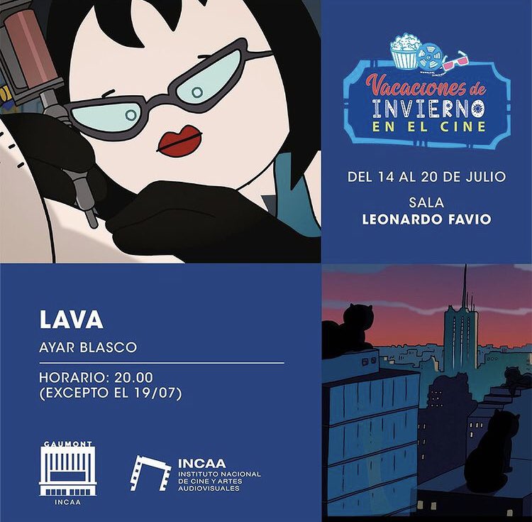 RDICINE1's tweet photo. Siguen los estrenos de los socixs de #rdicine #lava producida por #FlorenciaFranco #crudofilm @crudofilms y #fantarias de @RomignaRictus #rominarichi y producida por @lumencine @CorchoGaristo !
Nos vemos en el cine!
#cine
#cineargentino
#cinedocumental
#cineanimado https://t.co/KoPtlm1SyM