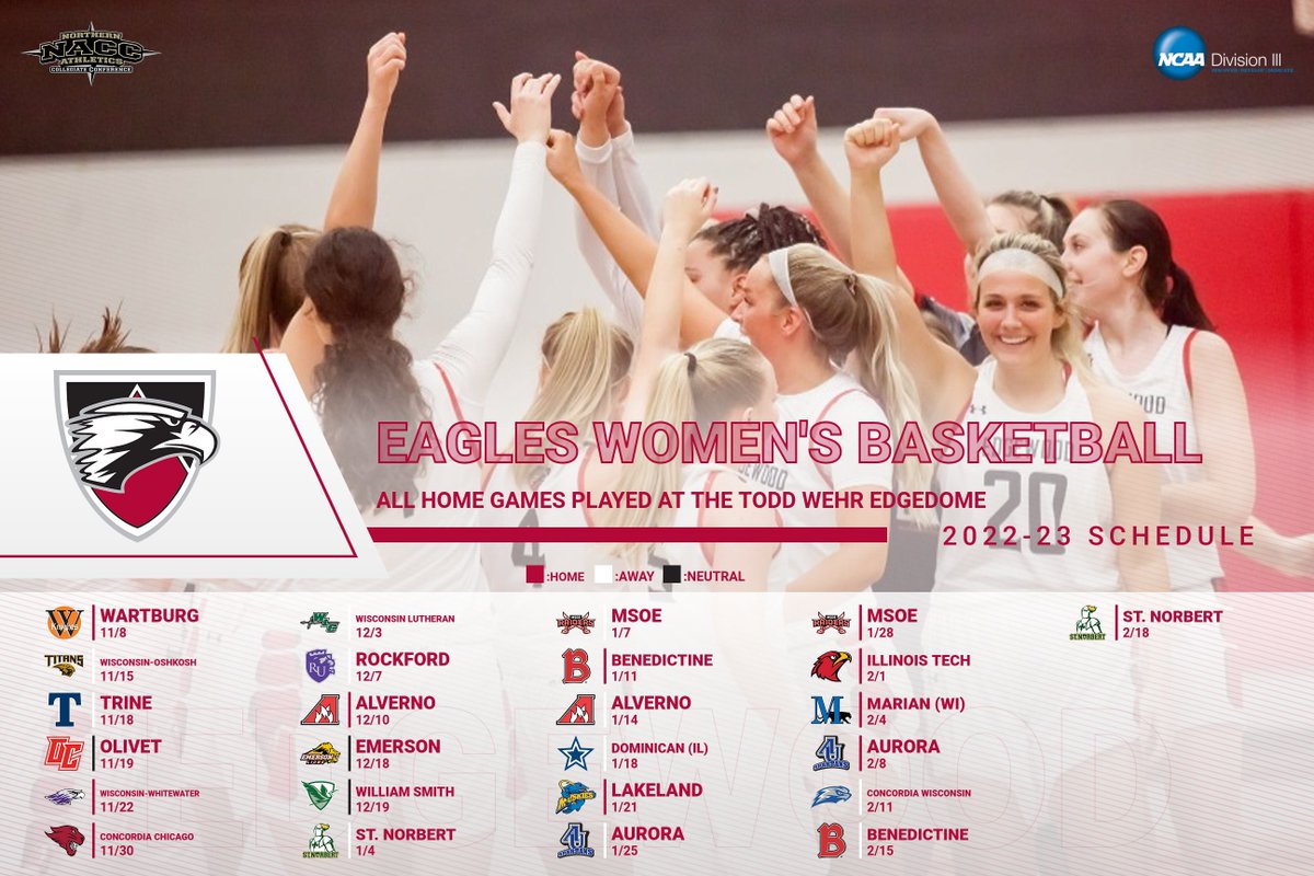 We’re excited to announce our 2022-23 schedule! We’re facing another TOUGH group of opponents this year, including two Final Four teams and three other NCAA tournament teams. We can’t wait to get back to work! 🦅🔥