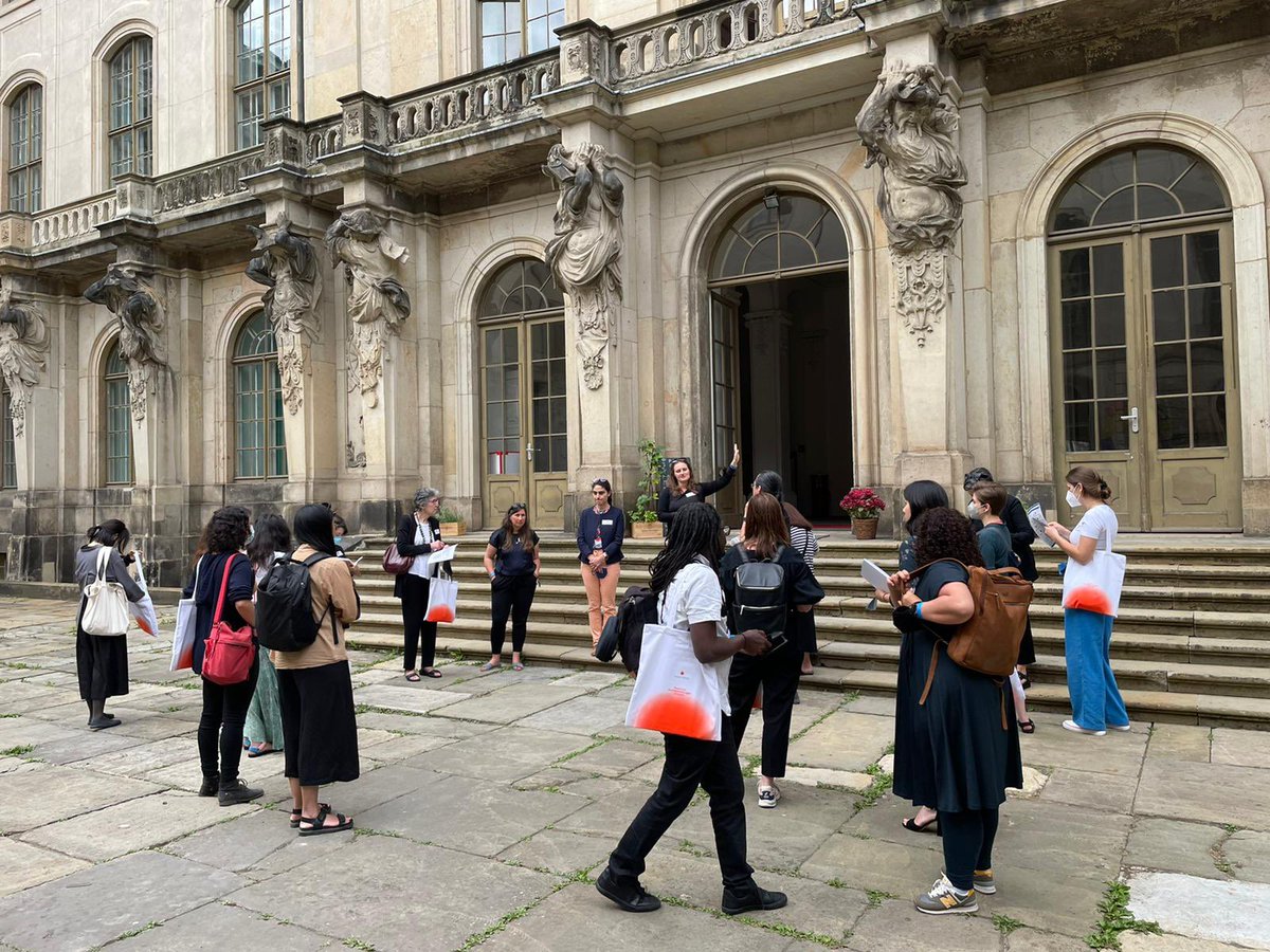 WPCProject's tweet photo. Yesterday, we kicked off the Dresden Academy with visits to the Archive of the Avantgarde and the Porcelain Collection! https://t.co/ir7CiYRELO