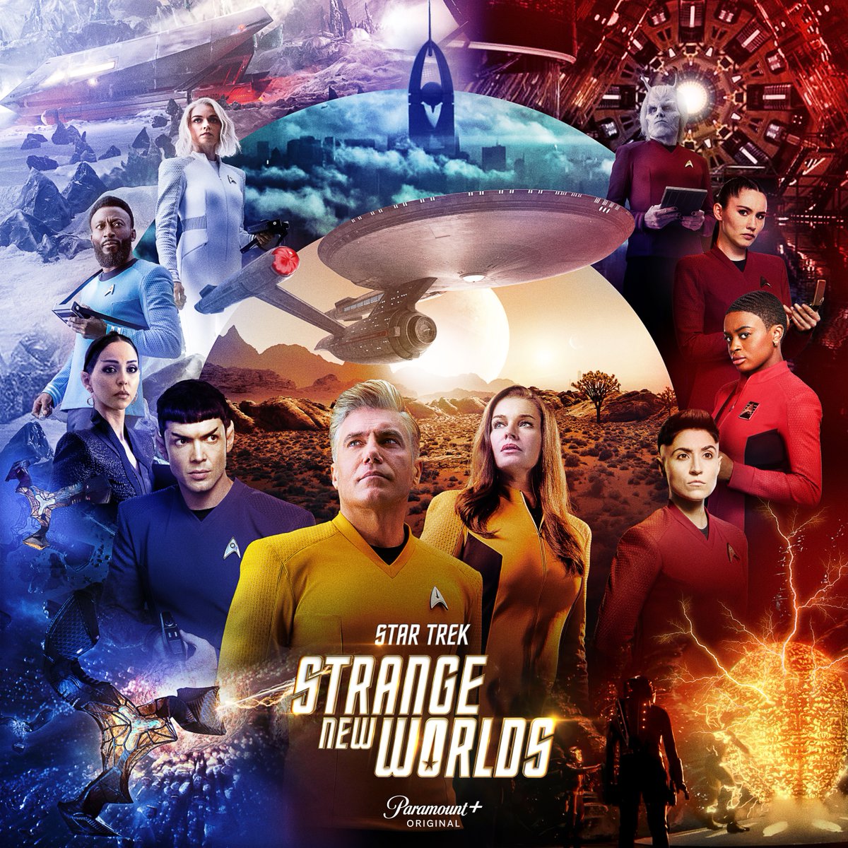 Hit it. All episodes of #StarTrek #StrangeNewWorlds are now streaming on @ParamountPlus!