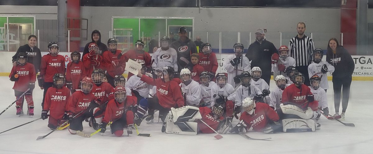 Thanks for a great Summer Camp <a href="/Canes/">Carolina Hurricanes</a> Shane Willis and staff!