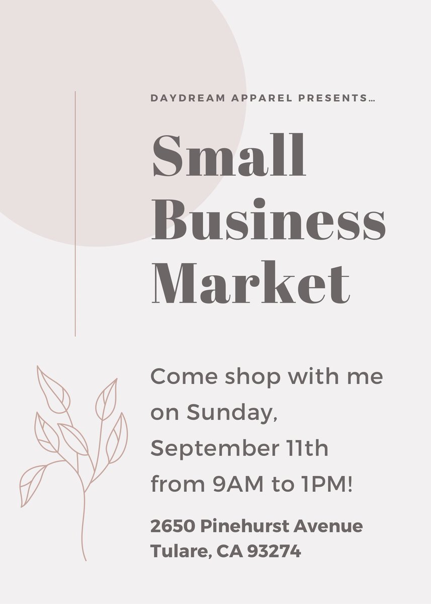 daydreamapprl's tweet photo. Next pop up event! Save the date 🎉 https://t.co/ONErb45EDR