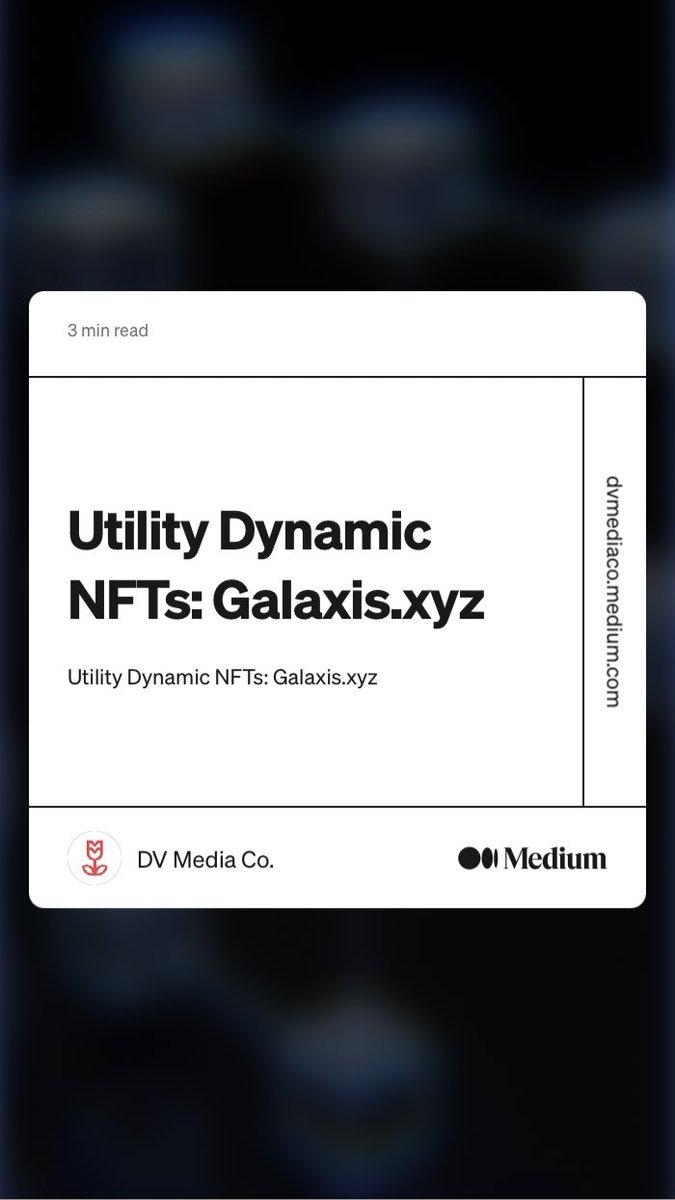 Slightlytunedin's tweet photo. Utility Dynamic NFTs
🔗 https://t.co/bQerXq0oXf https://t.co/oloBaX4dSZ