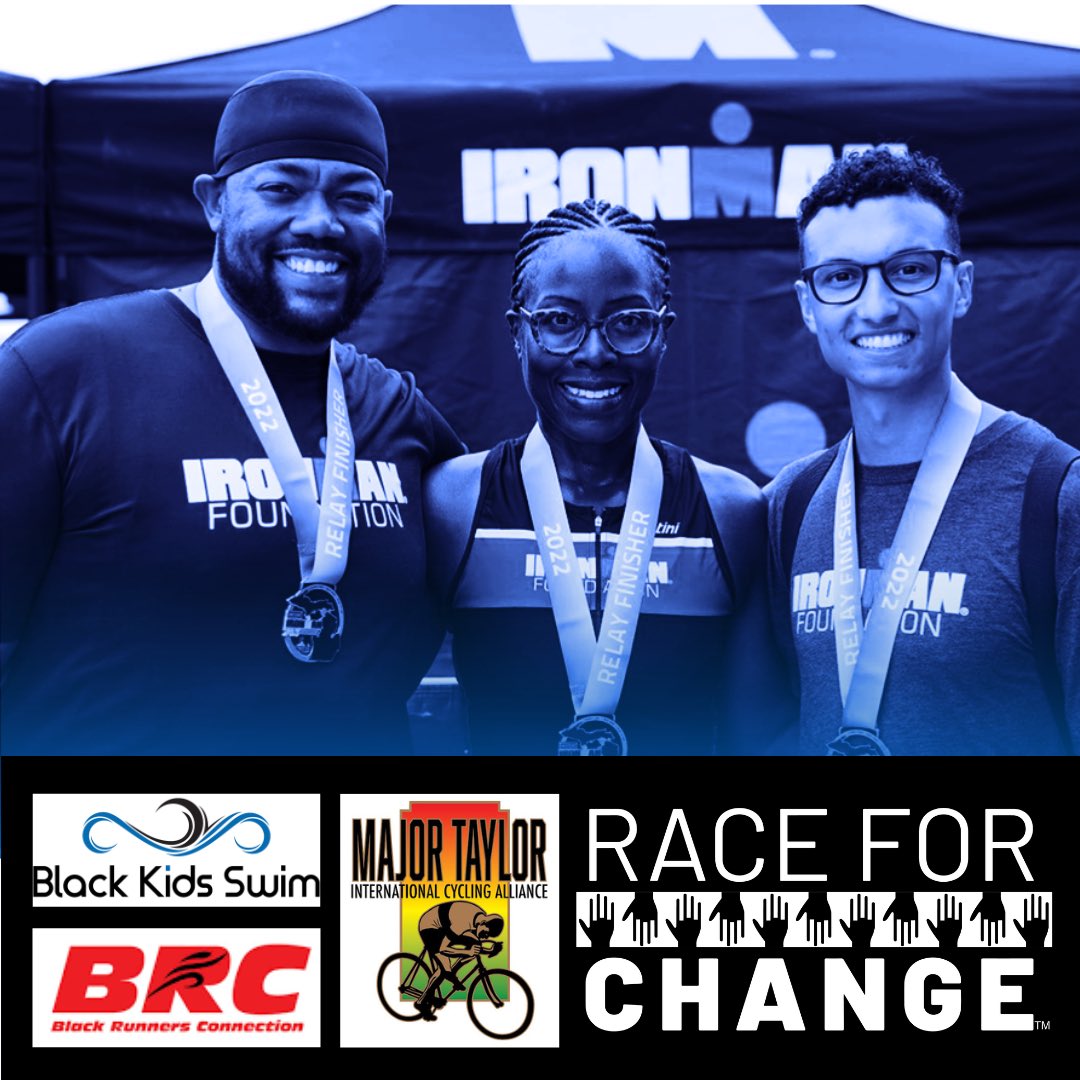 Race For Change relay teams foster support for The IRONMAN Foundation’s diversity initiative and inspire more diverse athletes to consider IRONMAN events. Learn more about Race For Change ironmanfoundation.donordrive.com/index.cfm?fuse…
Photo credits: Getty Images

#raceforchange 
#im_foundation