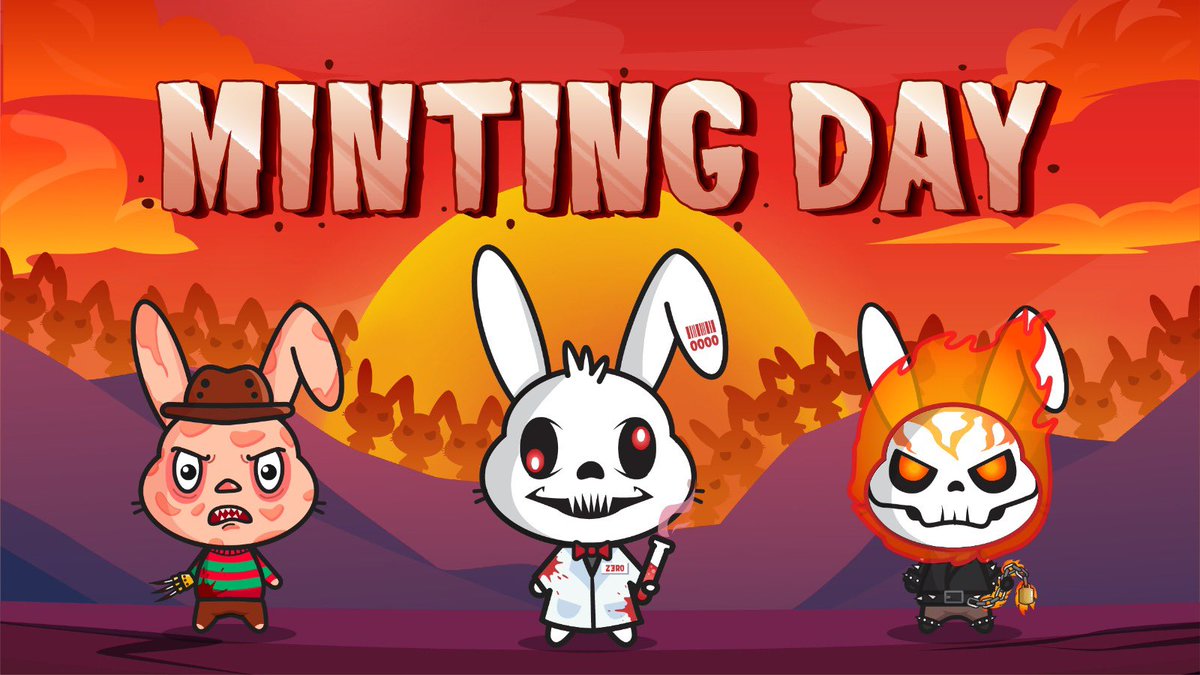 Feels like only yesterday, but the
#solkillerbunnies are coming to #SOLANA.
Today is the #mintday. Public Mint 16:00 UTC
#fortheloveofbunnies
10% Mint sales goes to bunny shelters.
#nftcommunity #nftlaunch #nfts #solana
#solananfts #singapore #nftsingapore
#nftmalaysia <a href="/idnft_/">IDNFT</a>
