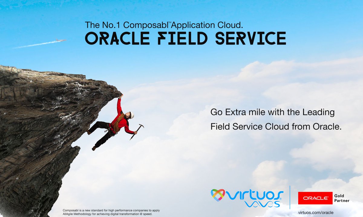 virtuos's tweet photo. Oracle leads the market with an industry-specific and highly composable Field Service Cloud.

Virtuos VAVES is Oracle Gold Certified Partner specializing in the entire "Service Cloud Portfolio" for over 14 years. 

See Customer reviews on Oracle FSC.

https://t.co/oBNoKDMdBJ https://t.co/Cpw0JjbnR6
