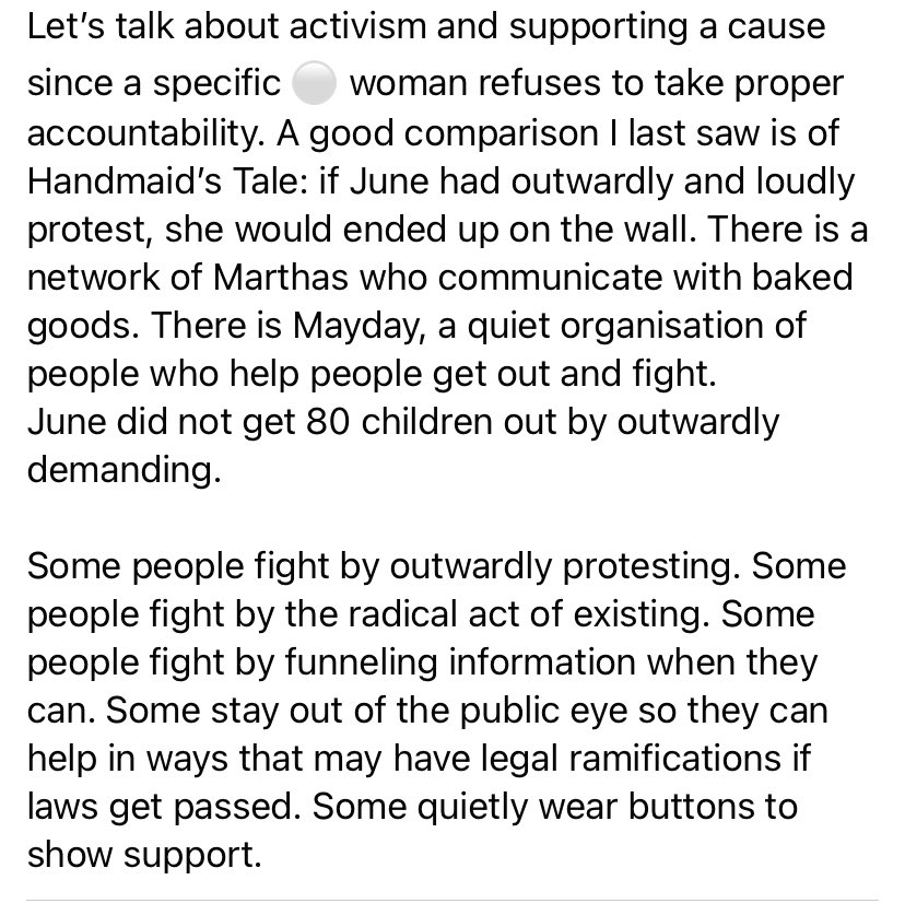 indigihobbit's tweet photo. Let’s not forget that BIPOC and disabled comrades have been fighting much longer. That we can not always fight to keep ourselves safe.  #activism https://t.co/EBWDopJAxB