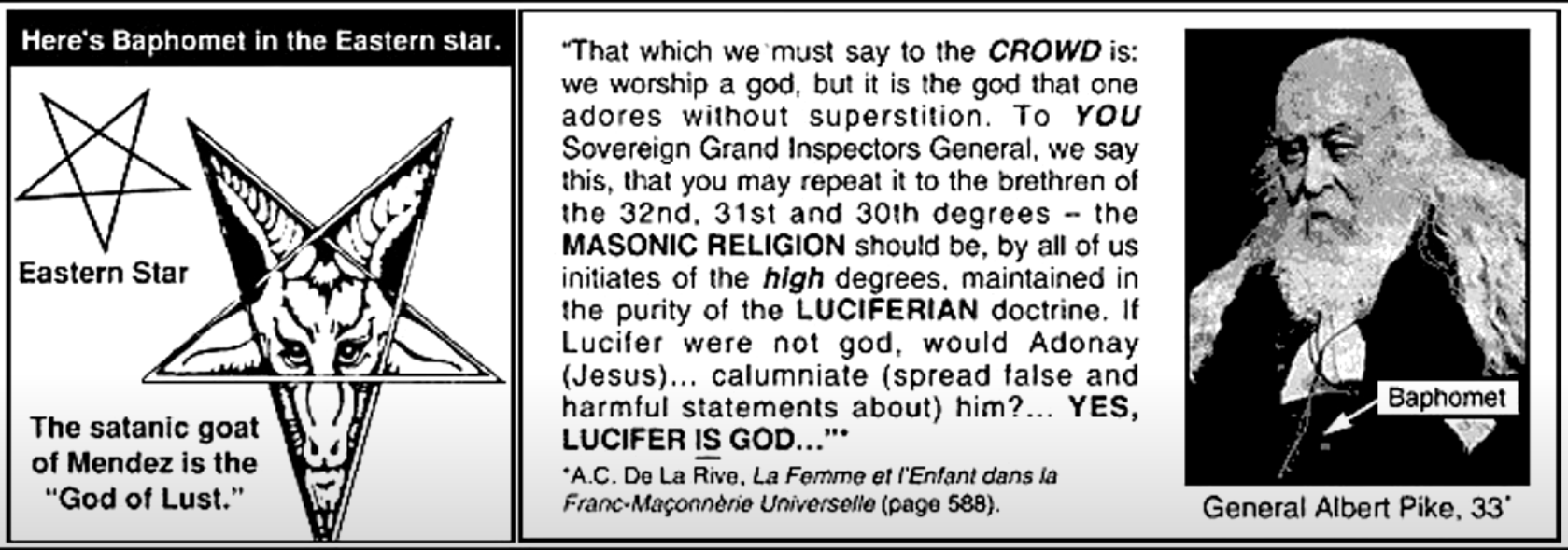 Freemasonry quote Lucifer