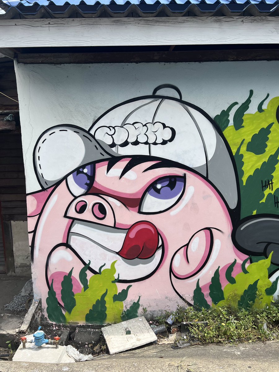haihaitoon's tweet photo. So much fun with my G #Gohm #HAIHAITOON #CSM #graffitiart #mural https://t.co/xUqDS9jjnR