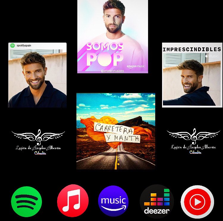 LegionAlboranCO's tweet photo. Todo el mundo digital está hablando de #CarreteraYManta, el #NuevoSingle de @pabloalboran. Tú ¿ya estás en #ModoBucle #OnRepeat cómo nosotr@s? No hemos parado de bailar con este éxito del verano, porque #NoHayMedidaEnNuestraFormaDeQuerer @warnermusiccol @pabloalboran https://t.co/MG90gNMpml