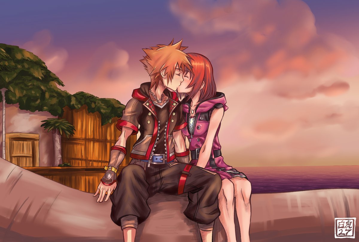 ByakkoArt's tweet image. Might do a sketch for today&apos;s prompt, but I also wanna put more time with tomorrow&apos;s prompt. For now, I&apos;ll just repost one of my older drawings. #sokai #sokaiweek2022 #sokaiweek #sora #kairi #art #KingdomHearts