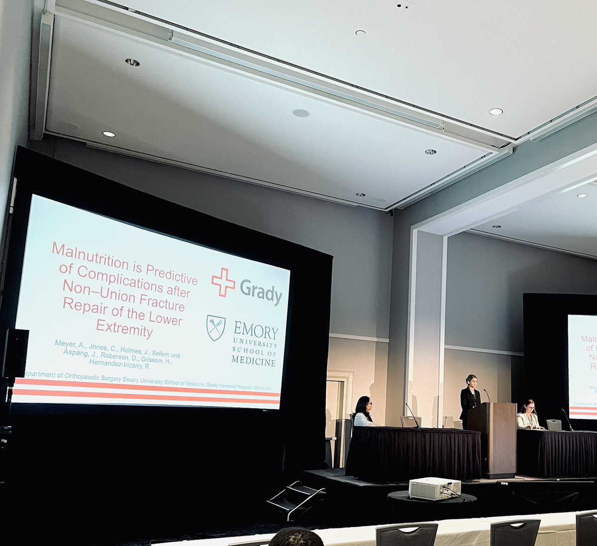 apmeyer11's tweet photo. Today I presented my first podium presentation on an orthopaedic surgery topic as an MD.
So grateful to @LimbDeformity and @EmoryGradyOrtho for this opportunity #orthotwitter https://t.co/xcfEDpYE3J