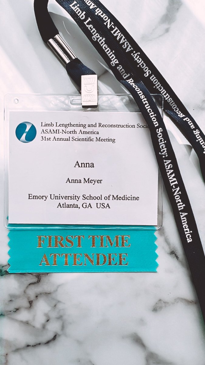 apmeyer11's tweet photo. Today I presented my first podium presentation on an orthopaedic surgery topic as an MD.
So grateful to @LimbDeformity and @EmoryGradyOrtho for this opportunity #orthotwitter https://t.co/xcfEDpYE3J