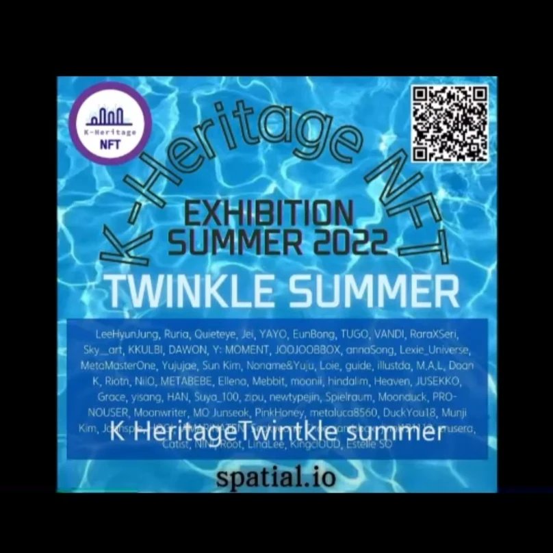 ninis_art's tweet photo. 💜 K_HeritageNFT X Spatial exhibition💜
🌊TwinkleSummer🌊에 참여 합니다💙
spatial 메인 explore에 제 갤러리도 있습니다⬇️
https://t.co/UcvxqV7Sf6
인스타그램에서 하트 투표 진행 중입니다~ ❤감사합니다🙏
https://t.co/3N6UJ1FTeA
@spatialxr @K_HeritageNFT #K_HeritageNFT #TwinkleSummer https://t.co/qZiJdjKjdS