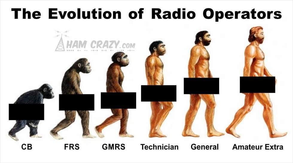 Anyone else still in the process of evolving?
#hamradio #hamcrazy #gmrs #frs #cbradio