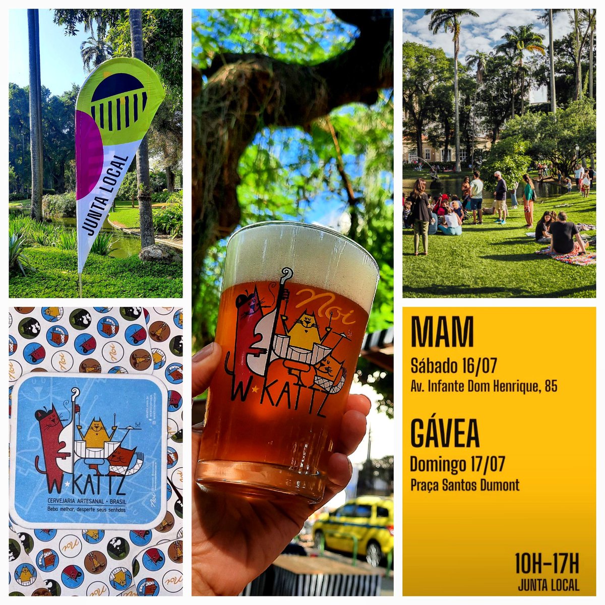 Estaremos nas feiras da JuntaLocal. Comidas e  bebidas deliciosas e boa música com Juntos com Certeza e a Informal Discos.
#wkattz #juntalocal #feiras #RJ #artesanal #musica #oquefazernorio