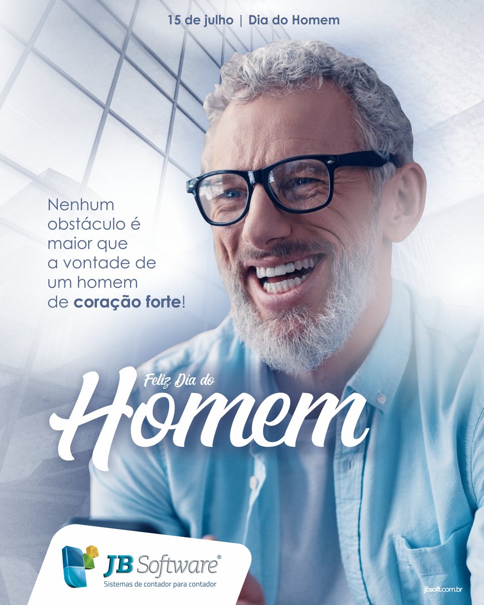 JBSoftBR's tweet image. Feliz Dia do Homem! 💙
#DiadoHomem #homem #JBSoftware #sistemacontábil #soluçõescontábeis